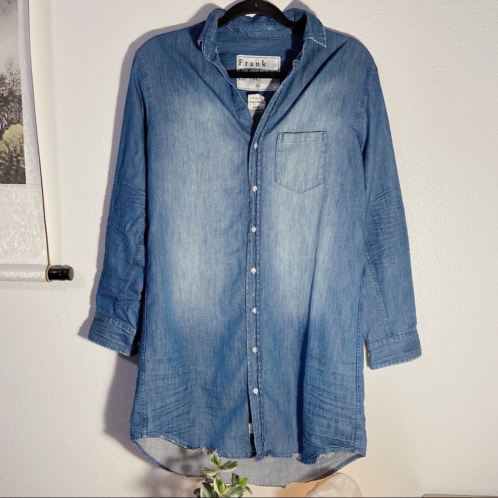 Frank & Eileen Mary Dress in Vintage Stonewashed Indigo